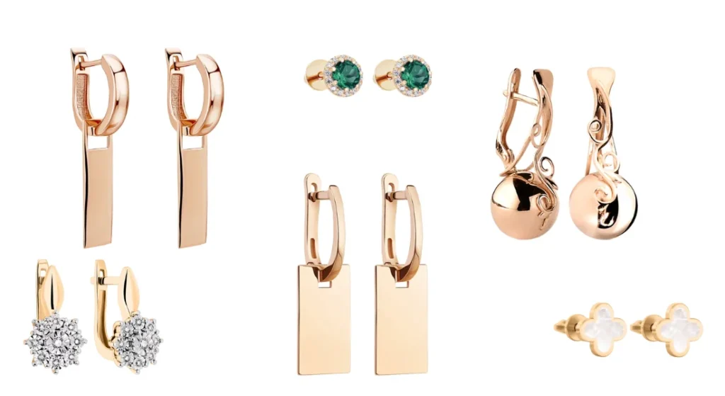 Золоті сережки